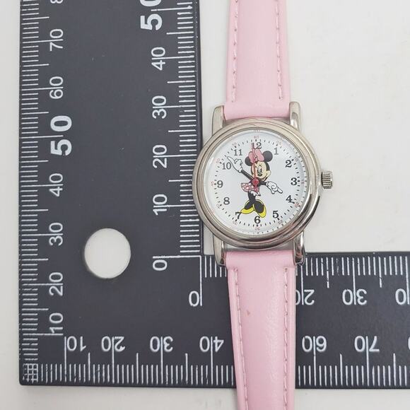 The Disney Store Minnie Mouse Pink Ladies Watch RARE H2F main image 12